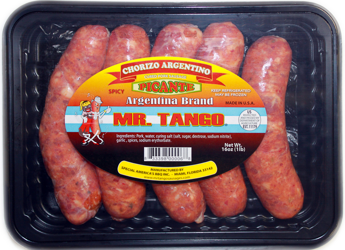 Chorizo Hot 16oz Quirch Foods
