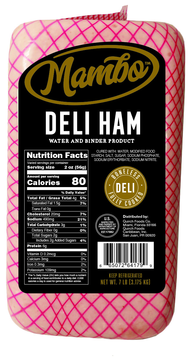 Mambo Ham 4×4 Quirch Foods